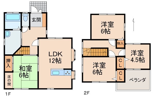 一戸建15654の物件間取画像